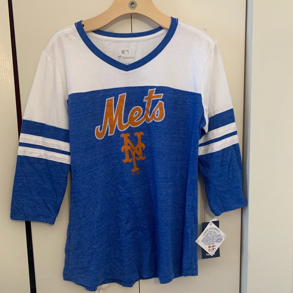 Fanatics NY Mets Long 3/4 Sleeve NWT